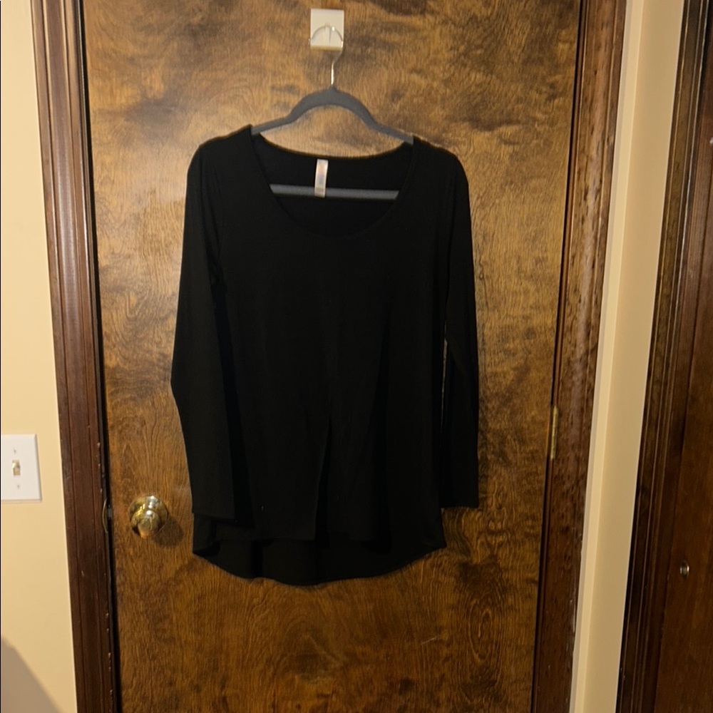 LuLaRoe Black Long Sleeve Shirt